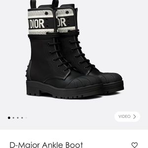 Christian Dior D Major Ankle Boots